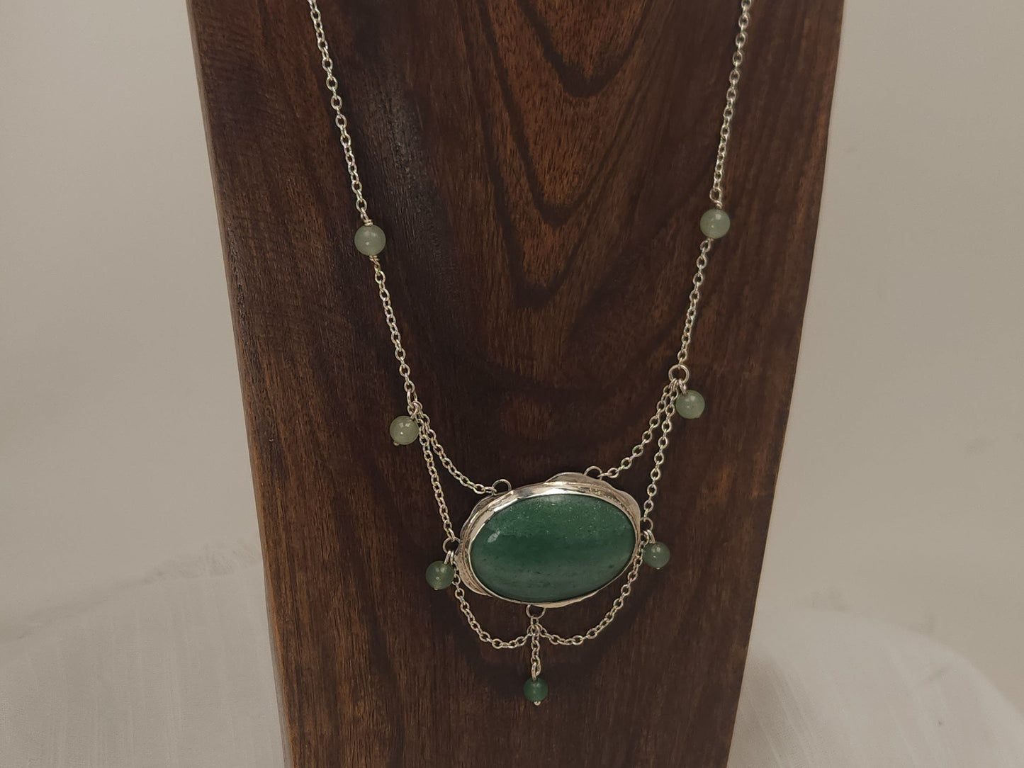 Aventurine Quartz Statement Pendant